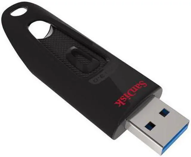 Alt view image 2 of 7 - SanDisk 64GB 64G 64 GB Cruzer Ultra CZ48 USB 3.0 Flash Drive - up to 80MB/s Transfer Speed, with SecureAccess - Pack of 2