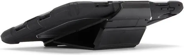 Alt view image 5 of 6 - Griffin Survivor All-Terrain iPad mini 4 Case with Stand - Impact-Resistant and Rugged Design, Black/Clear