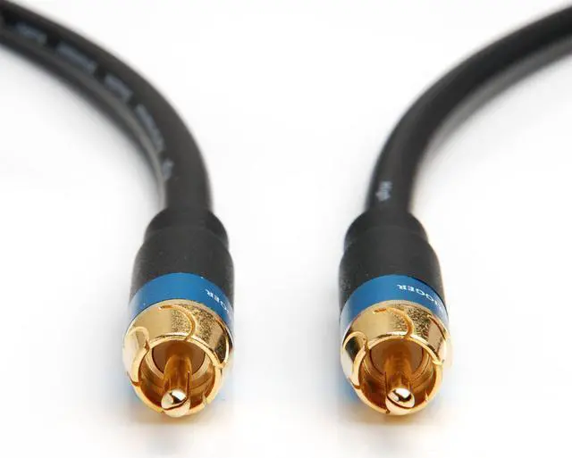 Main image of BlueRigger Dual Shielded Subwoofer Audio RCA Cable with Gold plated connectors - 35 Feet