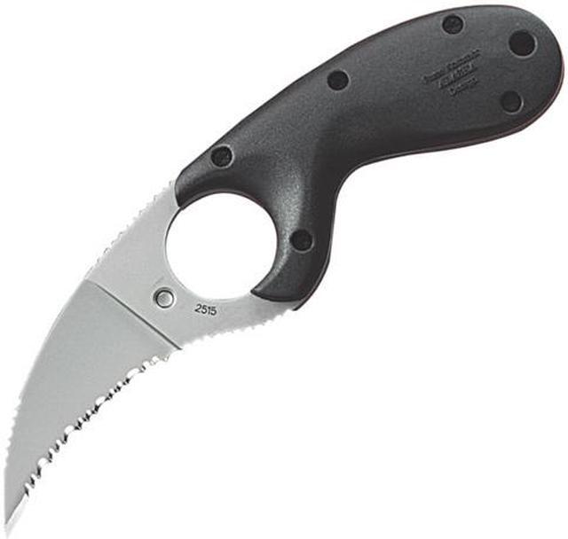 Alt view image 3 of 13 - CRKT 2515 Knives Fixed Knife Matte Finish Zytel Handle Kommer Bear Claw