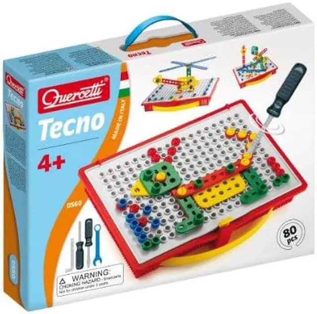 Alt view image 3 of 4 - Quercetti Tecno Building Toy