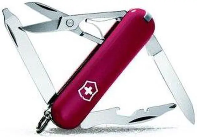 Alt view image 14 of 20 - Victorinox 54031 Folding Knife Compact Series Rambler 2 1/4" Folder Red Handle