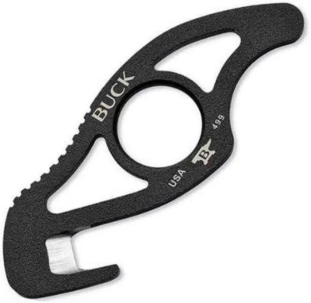 Alt view image 3 of 6 - Buck PakLite Guthook w/Black Traction Coat Knife 499BKG1