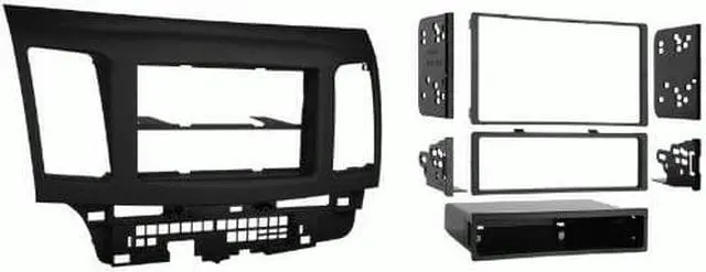 Alt view image 3 of 11 - Metra 99-7011 '08-Up Mitsibushi Mancer Single/Double Din Radio Install Kit