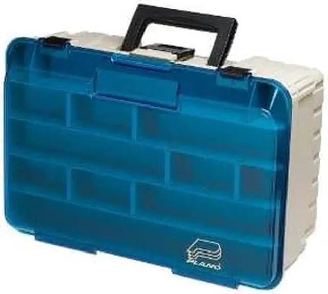 Alt view image 3 of 8 - Plano Magnum Satchel Beige/Clear Blue