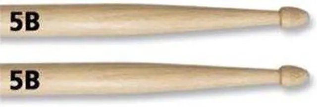 Alt view image 2 of 9 - Vic Firth American Classic 5BW Wood Tip Drumsticks