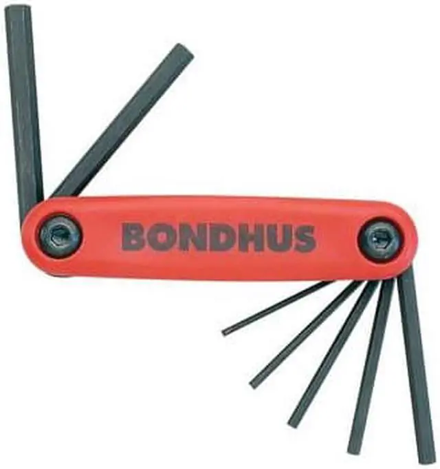 Alt view image 5 of 14 - Bondhus 116-12592 1.5Mm-6Mm Gorilla Grip Foldup Tool Set