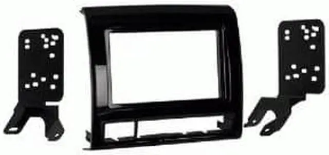 Alt view image 3 of 7 - 2012-Up Toyota Tacoma DDIN In-Dash Kit  Black