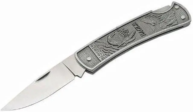 Main image of Szco Supplies 211181-EG Eagle Embossed Folding Knife CN211181EG SZCO Supplies