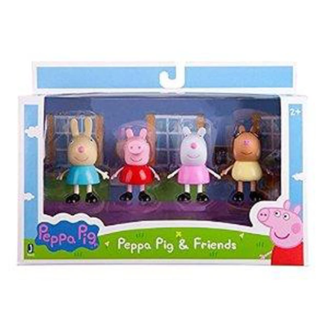 Alt view image 3 of 6 - Peppa Pig 3 Inch Figure 4 Pack - Friends