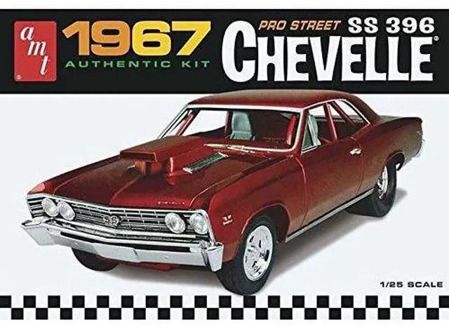 Main image of AMT 1967 Chevy Chevelle Pro Street 1/25 Scale Plastic Model Kit