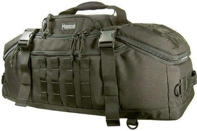 Alt view image 11 of 17 - Maxpedition Doppelduffel Adventure Bag Black
