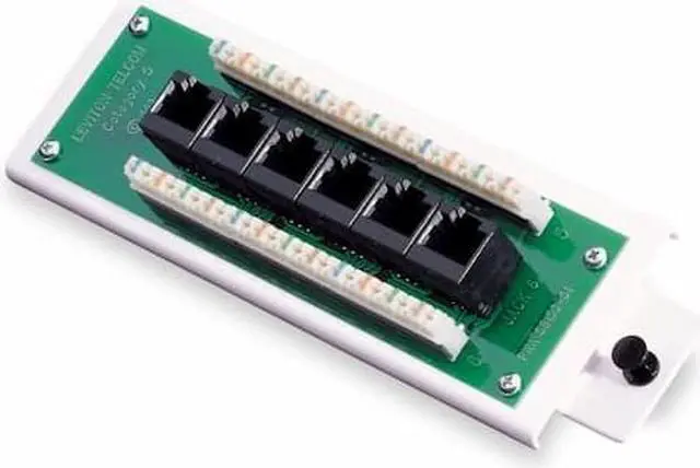 Alt view image 2 of 3 - Leviton Cat6 Voice & Data Module (47611-C6B)