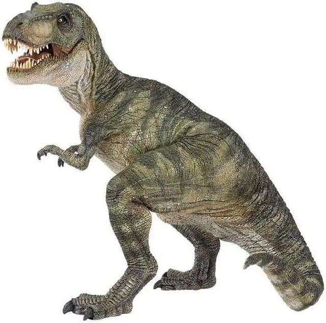 Alt view image 3 of 4 - Papo Action Figures Tyrannosaurus (Colors May Vary - Green or Brown)