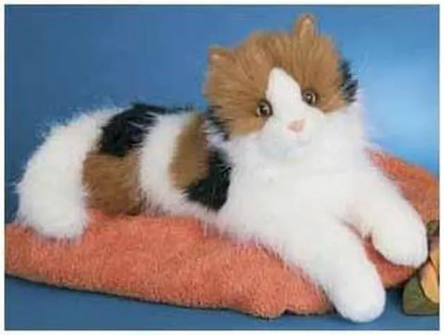 Alt view image 3 of 10 - Douglas 16" Long Puzzle Calico Cat