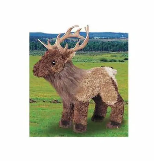 Alt view image 2 of 7 - Douglas 8" Plush Animal Eddie Elk