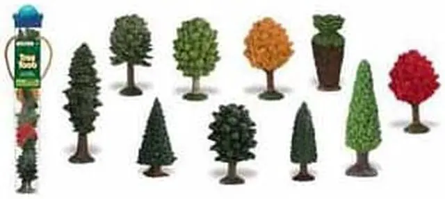 Alt view image 3 of 16 - Plastic Miniatures In Toobs-Trees