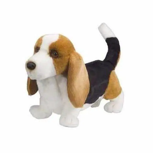 Alt view image 3 of 6 - Harold Basset Hound 14" by Douglas Cuddle Toys