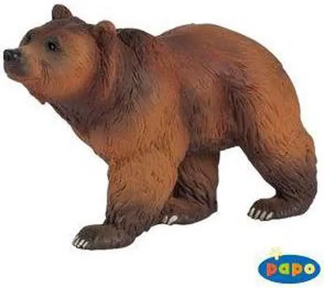 Alt view image 2 of 4 - Papo 50032 Wild Animal Pyrenees Bear Figure
