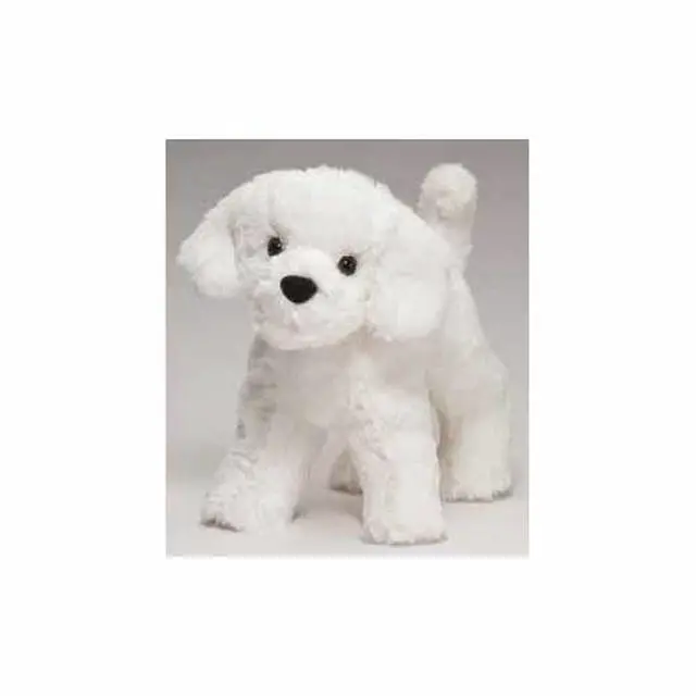 Alt view image 3 of 8 - Dandelion Puff Bichon Frise 8" by Douglas Cuddle Toys