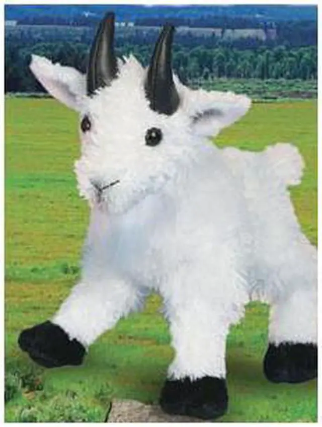 Alt view image 3 of 9 - Maggie Mountain Goat 8" Plush By Douglas Cuddle Toys