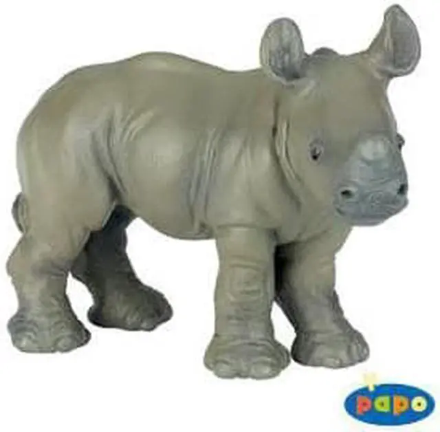 Alt view image 3 of 4 - Papo Action Figures Rhinoceros Baby