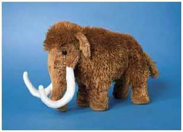 Alt view image 4 of 7 - Everett Wooly Mammoth 8" Plush By Douglas Cuddle Toys