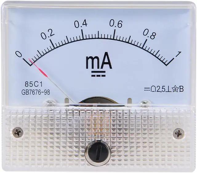 Main image of 85C1 Analog Current Panel Meter DC 1mA Ammeter Ampere Tester Gauge 1 PCS