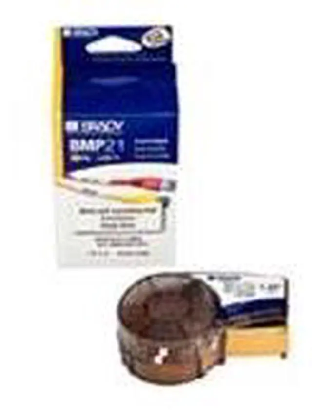 Main image of BRADY M21-1250-427 Label Tape Cartridge, Black on White, Labels/Roll: Continuous