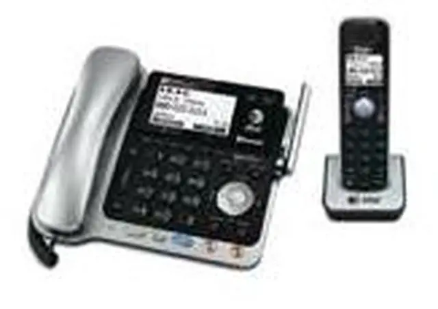 Alt view image 3 of 16 - AT&T TL86109 AT&T CORDED/CORDLESS PHONE