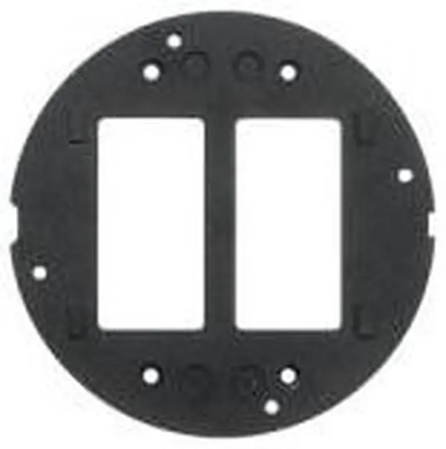 Main image of HUBBELL WIRING DEVICE-KELLEMS S1SP Floor Sub-Plate, Floor Box Type, 2 Gang,