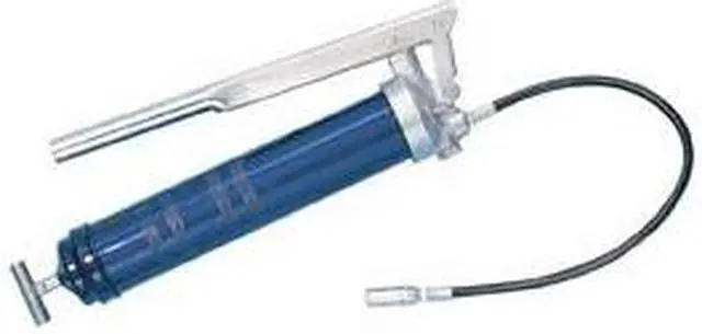 Main image of LINCOLN INDUSTRIAL 1147 Lever Grease Gun Handle, Flex Hose, 28 Strokes per oz.,