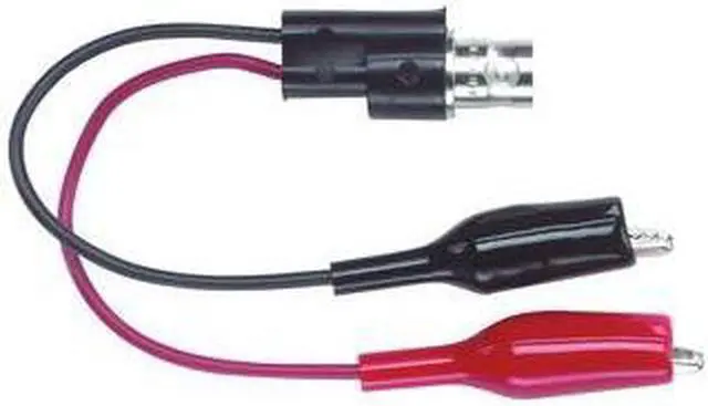 Main image of POMONA 2630 Alligator Clips,Black,Red,150 Vrms