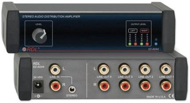 Main image of EZ Series Stereo Audio Distribution Amplifier 1 x 4
