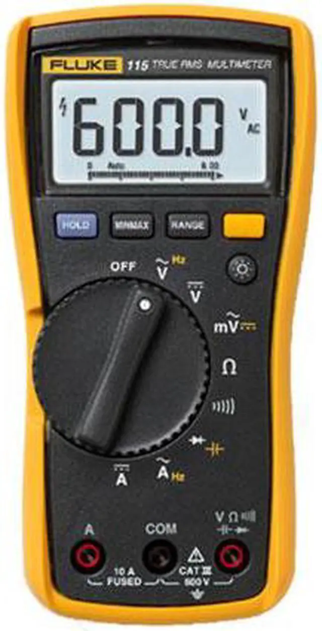 Main image of FLUKE FLUKE-115 Digital Multimeter, 600 Max. AC Volts, 600 Max. DC Volts, 10