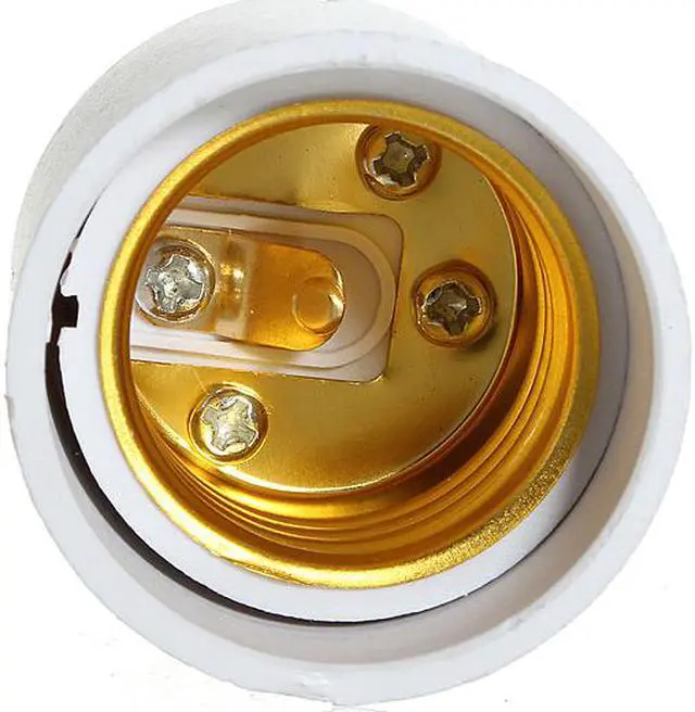 Alt view image 8 of 8 - 2 Pack GU24 to E27/E26 LED Light Bulb Lamp Holder Adapter Socket