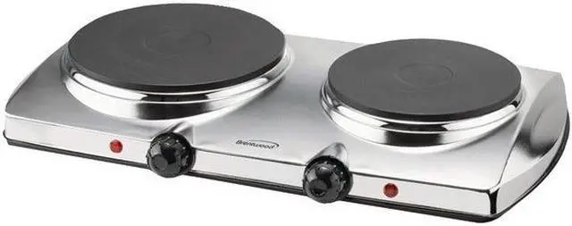 Alt view image 3 of 3 - Brentwood TS-372 Electric Twin Burner