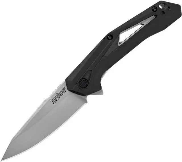 Main image of Kershaw 1385 Airlock Linerlock Assisted Open Black Folding Pocket Folder Knife