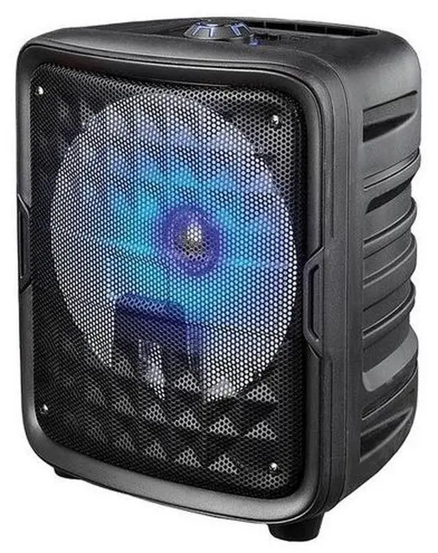 Alt view image 2 of 5 - Supersonic 8” Bluetooth Speaker with True Wireless Technology IQ-6608DJBT Black