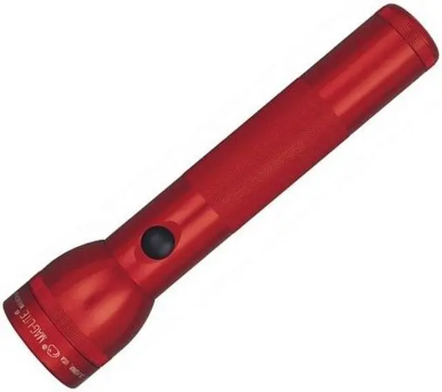 Alt view image 13 of 14 - Maglite ST2D036 Red 2-D Cell 10" 3-Watt LED Flashlight w/ Adjustable Beam