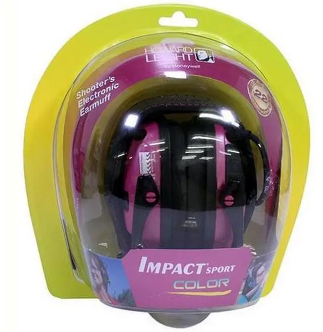 Alt view image 17 of 19 - HOWARD LEIGHT R-02523 HOWARD LEIGHT R-02523 Impact Sport Pink Electronic Earmuff