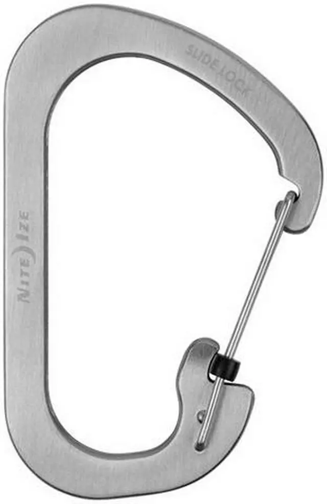 Alt view image 6 of 9 - NITE IZE SLIDELOCK CARABINER SIZE 4 (STAINLESS)