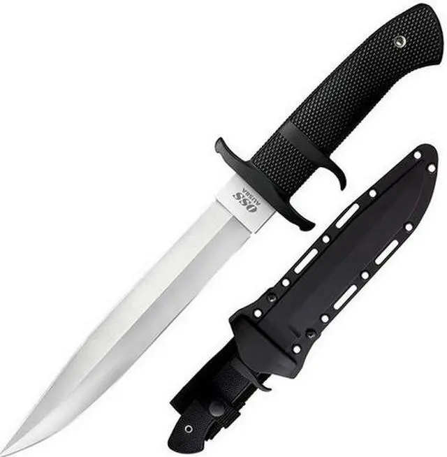 Alt view image 14 of 16 - Cold Steel OSS Fixed Blade 8.25 in Plain Kraton Handle