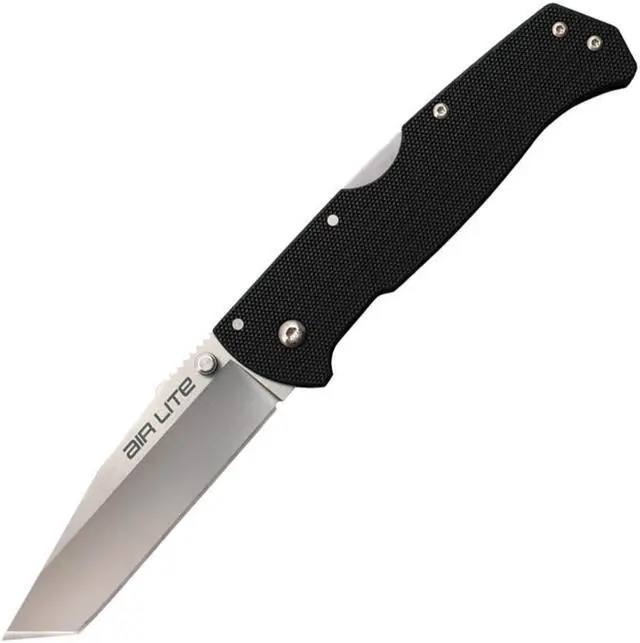 Alt view image 2 of 4 - COLD STEEL 26WT COLD STEEL AIR LITE TANTO PT FOLDER 3.5 IN BLADE G-10 HANDLE