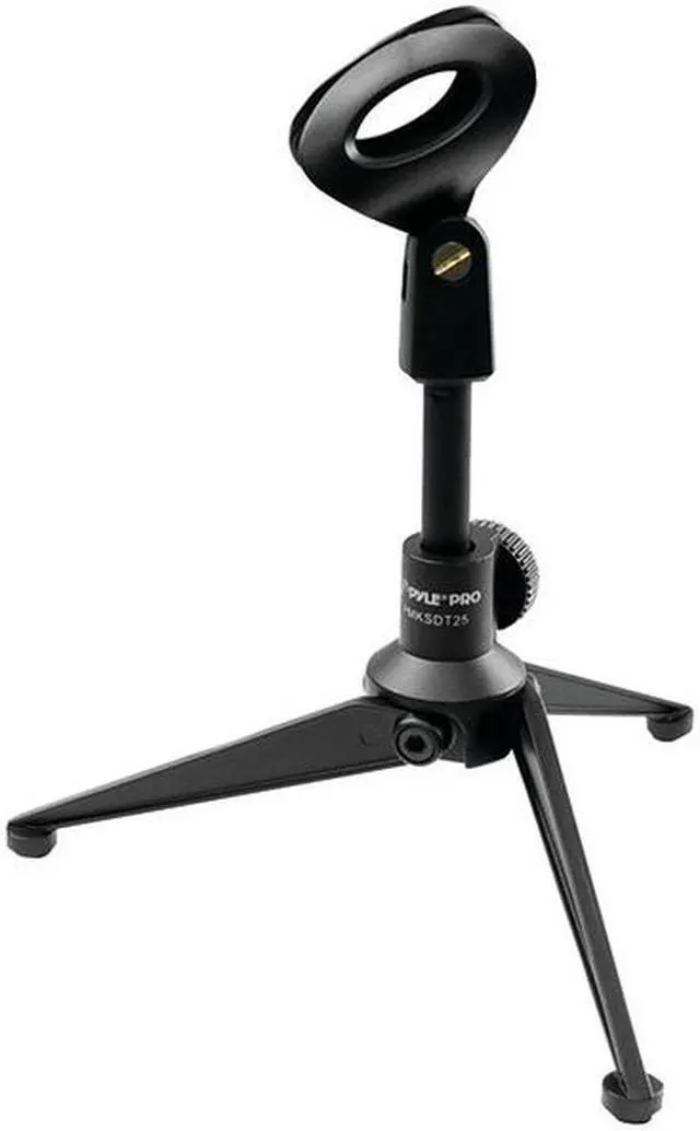 Alt view image 6 of 14 - PylePro PMKSDT25 PylePro PMKSDT25 Microphone Stand - 5 lb Load Capacity - 8.7" Height