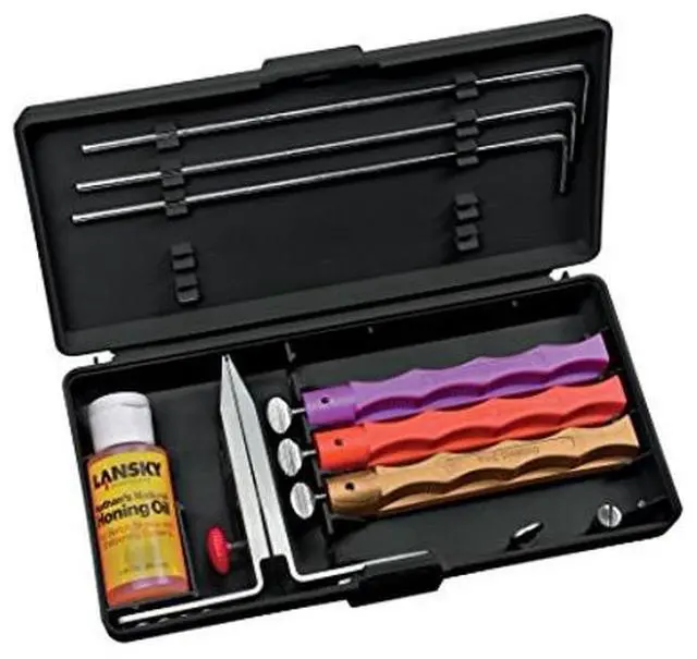 Alt view image 13 of 18 - LANSKY LK3DM LANSKY 3-STONE DIAMOND KNIFE SHARPENING SYSTEM
