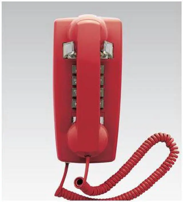 Alt view image 3 of 3 - Scitec  Inc. Corded Telephone SCI-25403 Scitec 2554E Red