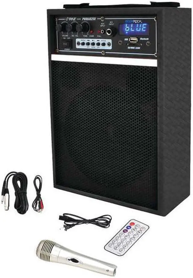 Alt view image 4 of 8 - PYLE AUDIO PWMAB250BK 300 Watt Bluetooth 6.5'' Portable PA Speaker System