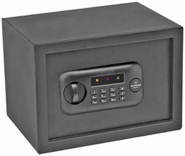 Alt view image 7 of 7 - Bulldog Cases BD1060 Standard 2-Shelf Digital Electronic Locking Pistol Vault 10 x 13.5 x 10