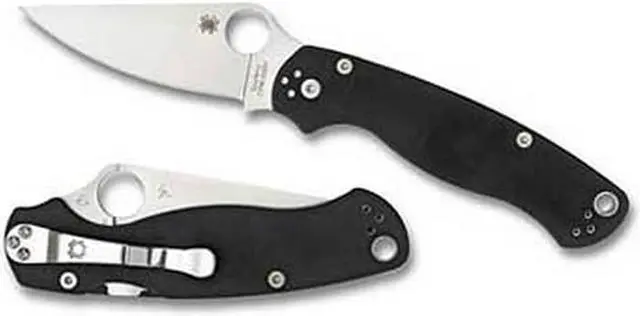 Alt view image 12 of 17 - Spyderco C81GP2 Para-Military 2 Folding Knife 3.5" Blade 8.28" Overall Folder